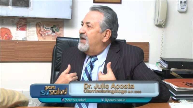 Dr julio acosta, 44 aÃ±os de profesiÃ³n al servicio de la orl