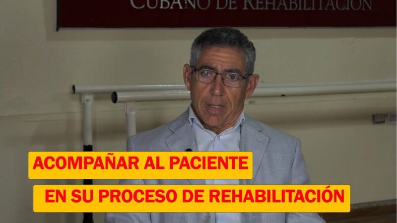 La familia no vinculante acompaña el proceso de rehabilitación