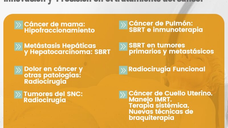 Invitación al Congreso sobre Avances Integrados en Oncología, Radiocirugía y Física Médica: