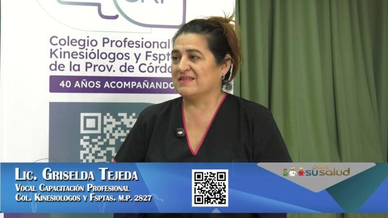 En octubre se llevará a cabo el Congreso Internacional de Kinesiólogos y fisioterapeutas de Córdoba